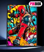 Cuadro Led Deadpool #2 Recargable