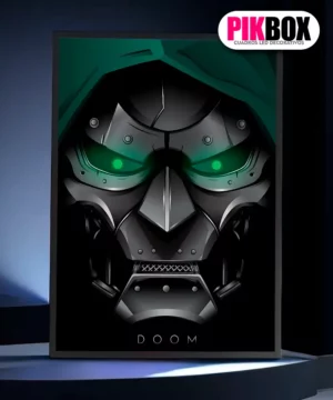 Cuadro Led Dr. Doom #1 Recargable