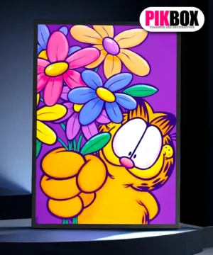 Cuadro Led Garfield #1 Recargable