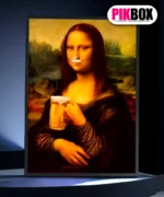 Cuadro Led Monna Lisa Cervecera Recargable