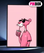 Cuadro Led Pink Panther #1 Recargable