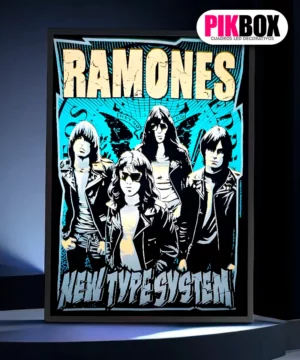 Cuadro Led Ramones #1 Recargable