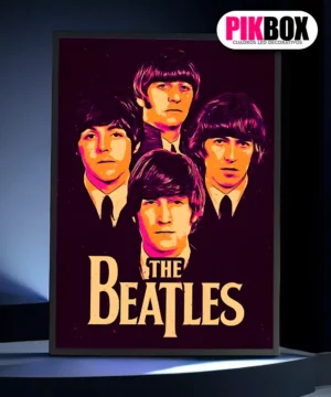 Cuadro Led The Beatles #1 Recargable