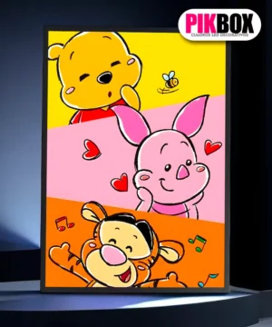 Cuadro Led Winnie Pooh #2 Recargable