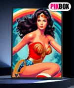 Cuadro Led Wonder Woman #1 Recargable