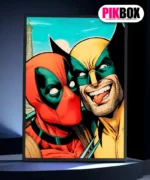 Cuadro Led Deadpool Wolverine #1 Recargable